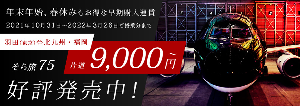 年末年始、春休みもお得な早期購入運賃 好評発売中!