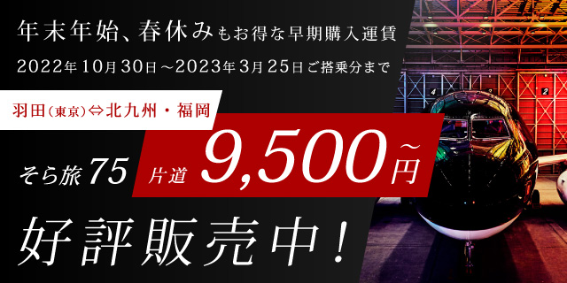 年末年始・春休みもお得な早期購入運賃 好評販売中