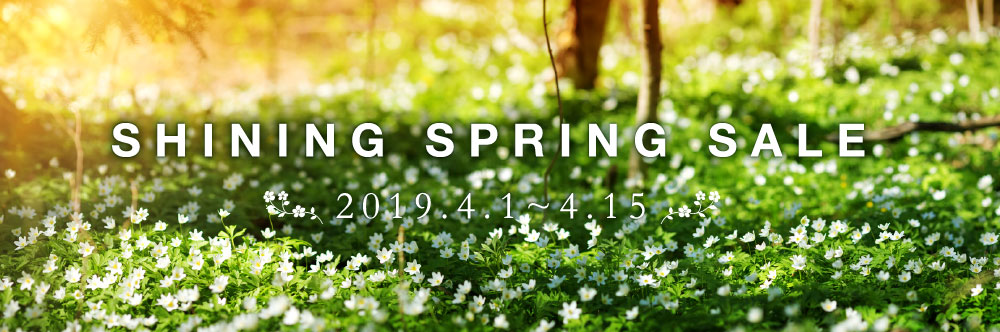 Shining Spring Sale