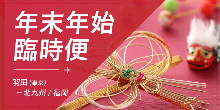 羽田（東京）⇄ 北九州/福岡線 臨時便運航