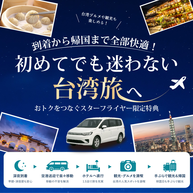 初めてでも迷わない台湾旅へ。