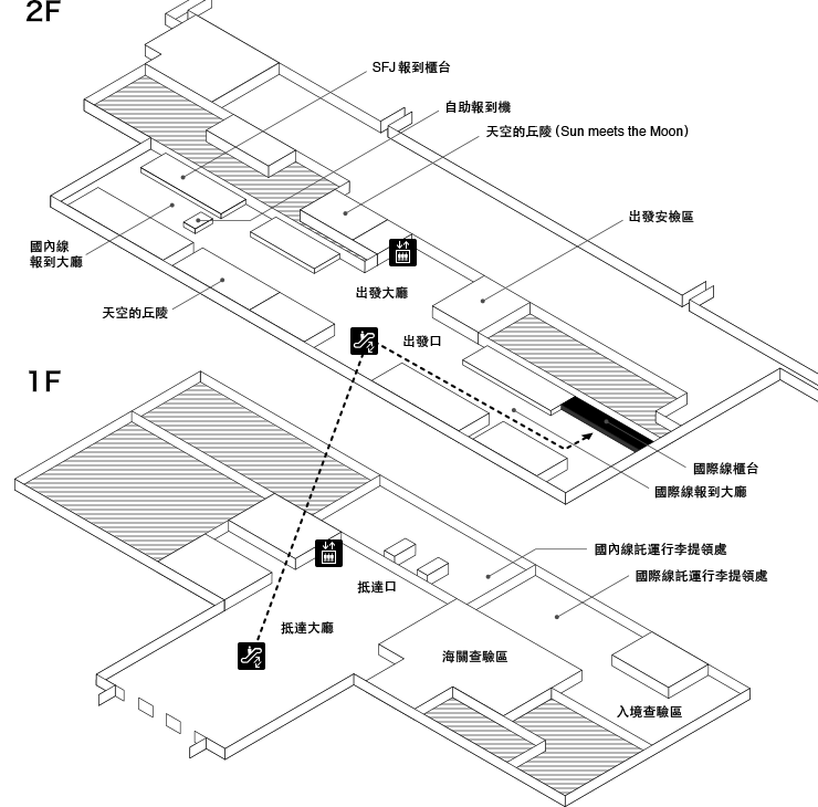 北九州空港 旅客ターミナルビルの地図