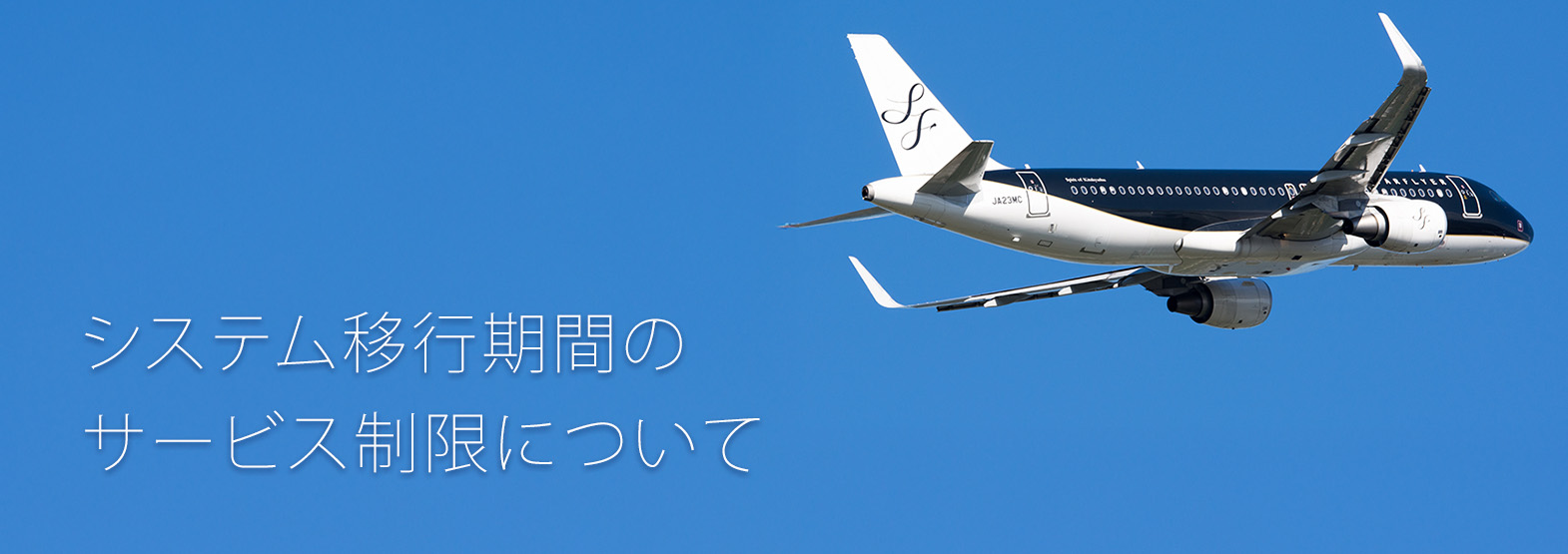 システム移行期間のサービス制限について