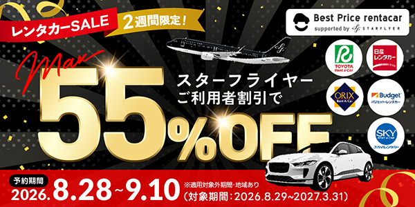 ウインターダイヤ販売開始記念!2週間限定レンタカーSALE