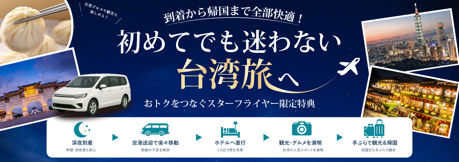 初めてでも迷わない台湾旅へ