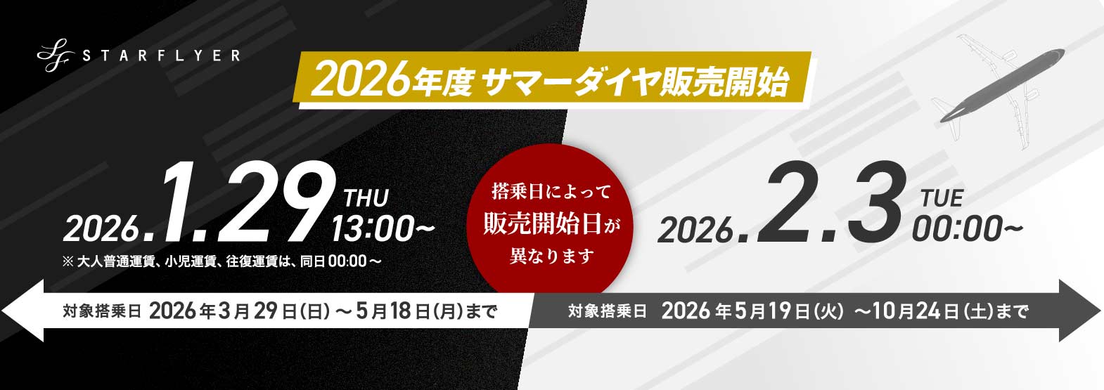 2026年度 サマーダイヤ航空券の販売情報